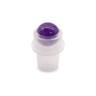 Edelstein-Rollspitze für 5-ml-Flasche – Amethyst