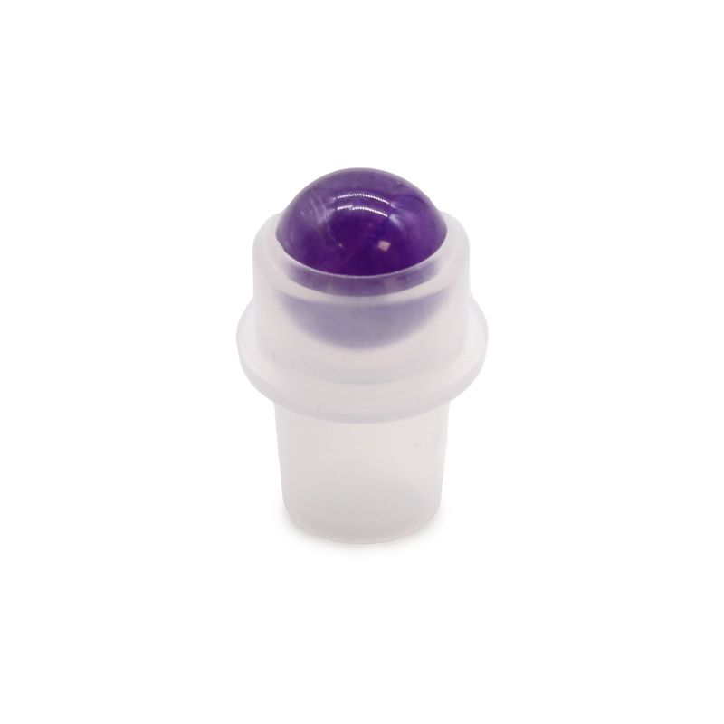 Edelstein-Rollspitze für 5-ml-Flasche – Amethyst