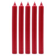 Bulk Einfarbige Tafelkerzen – Rustikales Rot – Packung mit 100