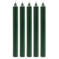 Bulk Einfarbige Tafelkerzen – Rustikal Holly Green – Packung mit 100