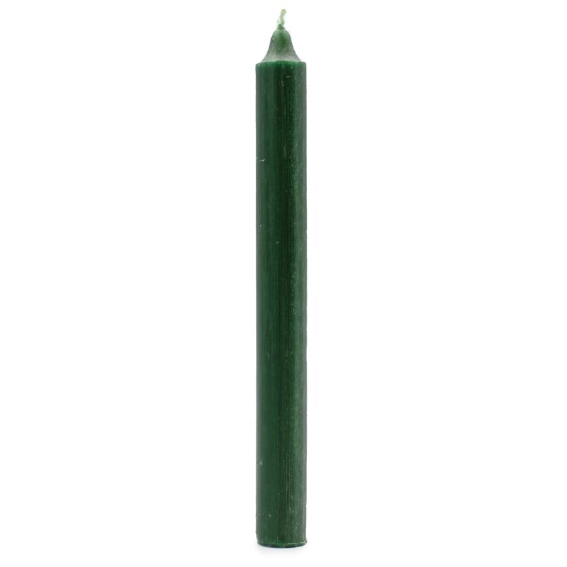 Bulk Einfarbige Tafelkerzen – Rustikal Holly Green – Packung mit 100