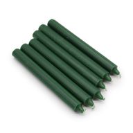 Bulk Einfarbige Tafelkerzen – Rustikal Holly Green – Packung mit 100