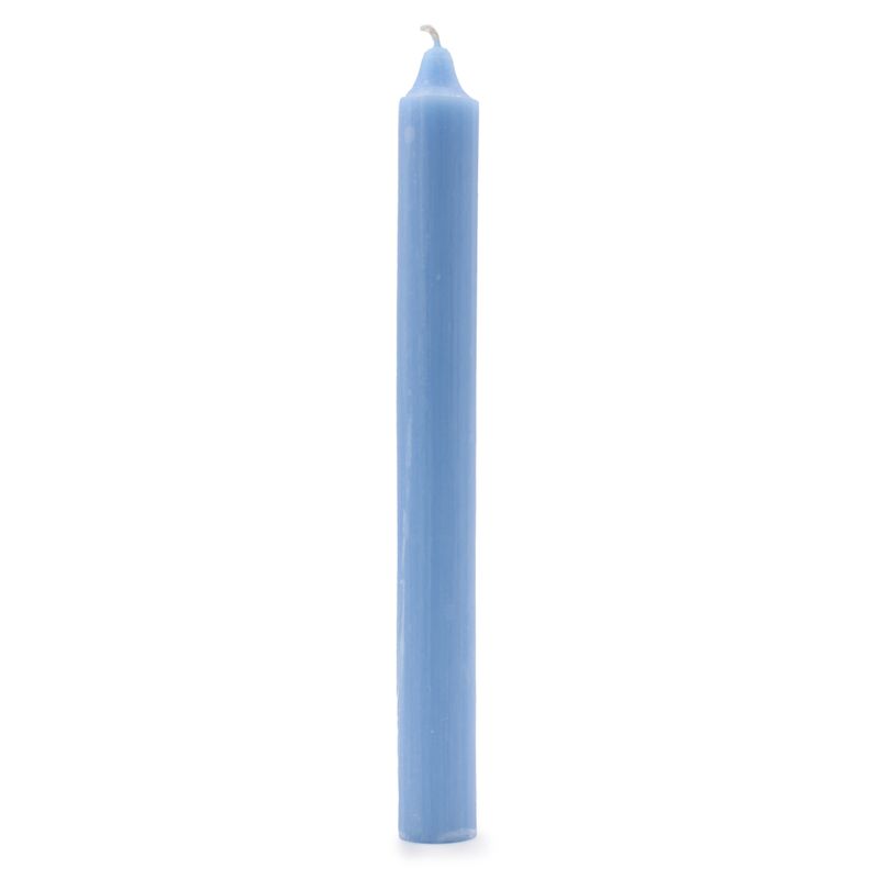 Bulk Einfarbige Tafelkerzen – Rustikales Meerblau – Packung mit 100