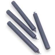 Bulk Einfarbige Tafelkerzen – Rustikales Blaugrün – 100er-Packung