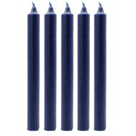 Bulk Einfarbige Tafelkerzen – Rustikales Marineblau – Packung mit 100