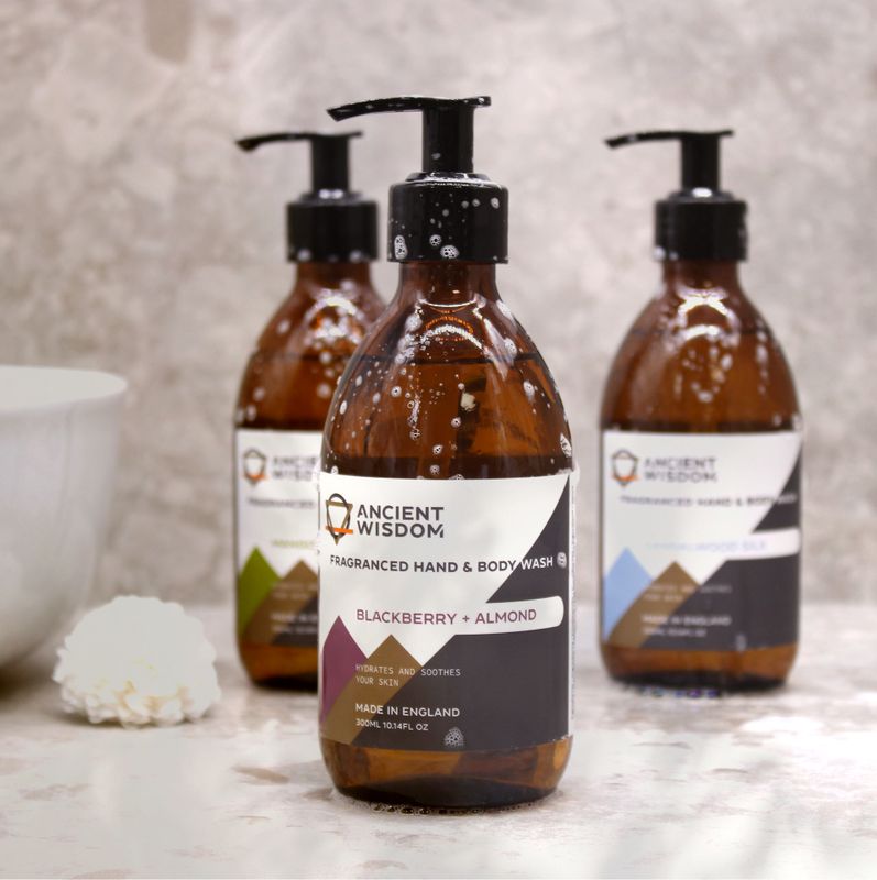 Brombeer- und Mandel-Hand- und Duschgel 300 ml