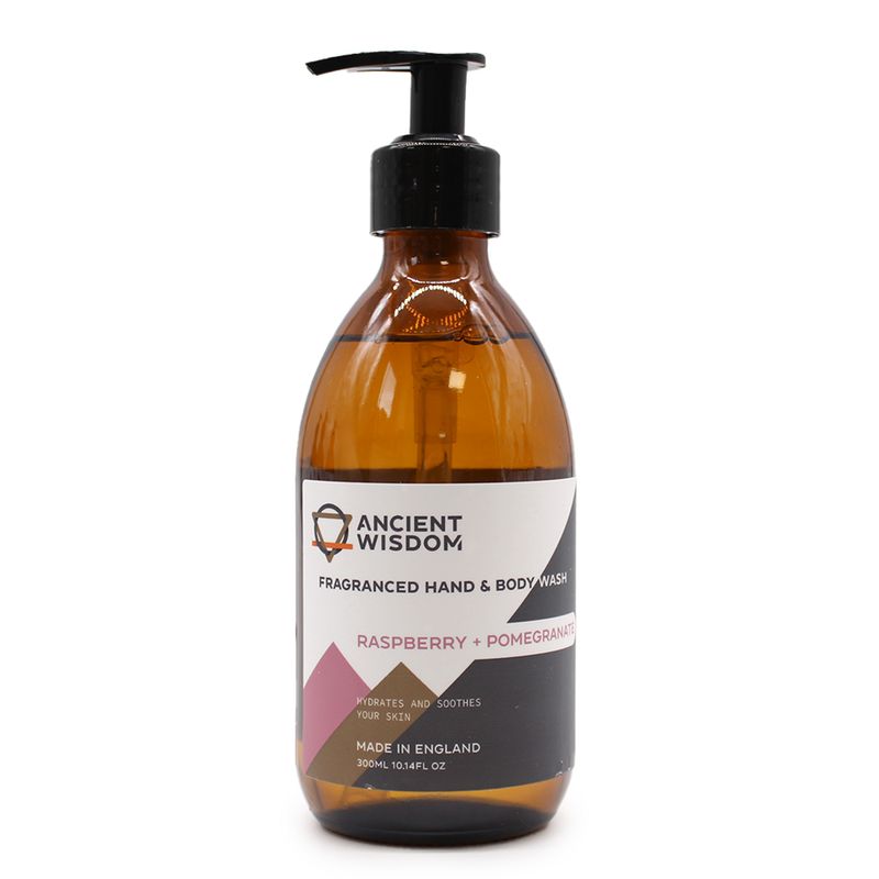 Himbeer- und Granatapfel-Hand- und Duschgel, 300 ml