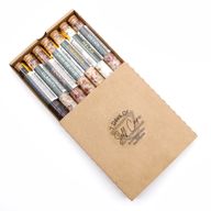 Badesalz in Fläschchen – Geschenkpackung mit 7 Stück