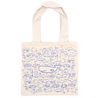 Große Baumwoll-Einkaufstasche – 38 x 42 cm – Sea Life – 10 oz