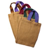 Jute-Einkaufstasche – 5 Griffe in verschiedenen Farben