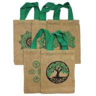 Jute-Einkaufstasche – 5 verschiedene mystische Designs