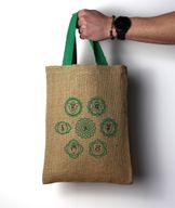 Jute-Einkaufstasche – 5 verschiedene mystische Designs