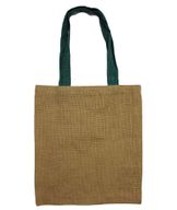 Große Jute-Einkaufstasche – 5 Griffe in verschiedenen Farben