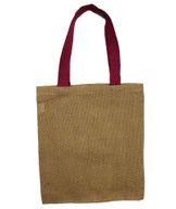 Große Jute-Einkaufstasche – 5 Griffe in verschiedenen Farben