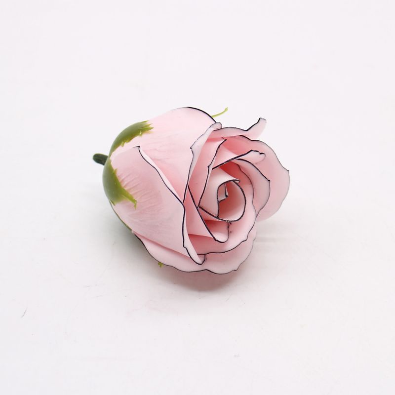 Seifenblumen zum Basteln – Med Rose – Rosa mit schwarzem Rand