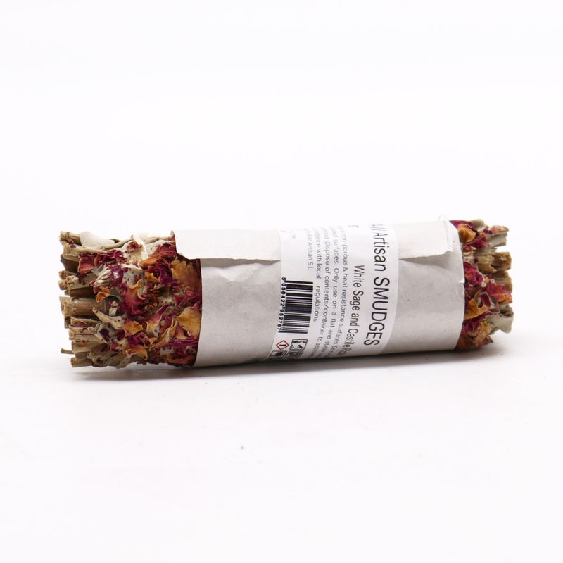 Räucherbündel - Weißer Salbei und Rose von Kastilien