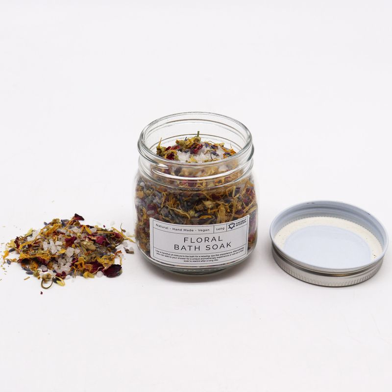 Blumen-Badebad – Natur – 140 g