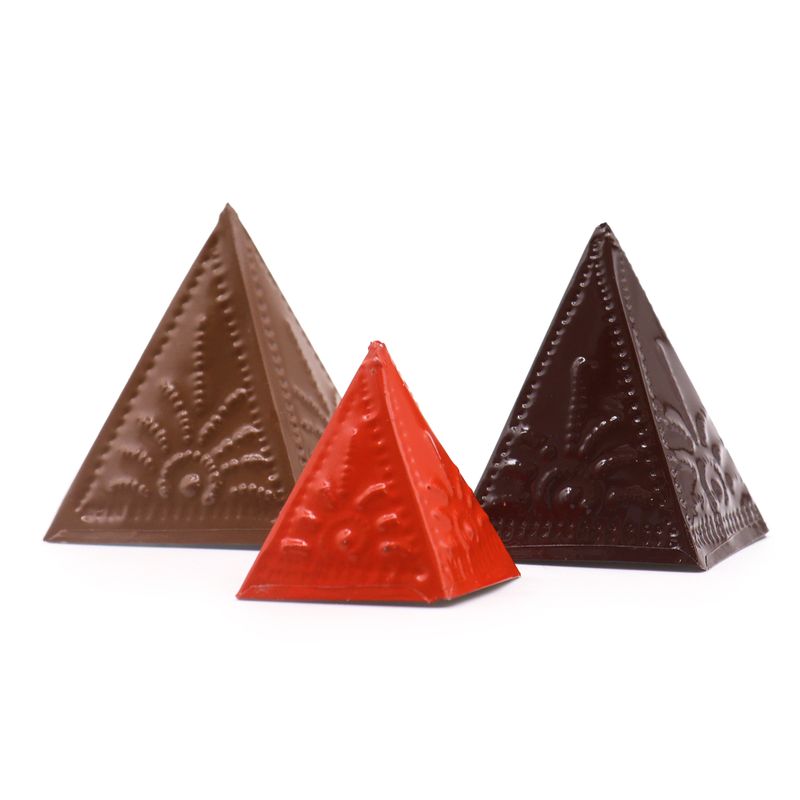 Räucherpulver-Formen-Set – Lt Brown Dk Brown Orange