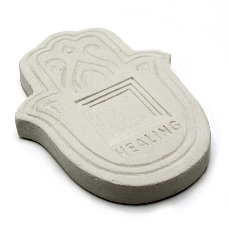 Heilender Räucherstäbchenteller – Weißer Stein