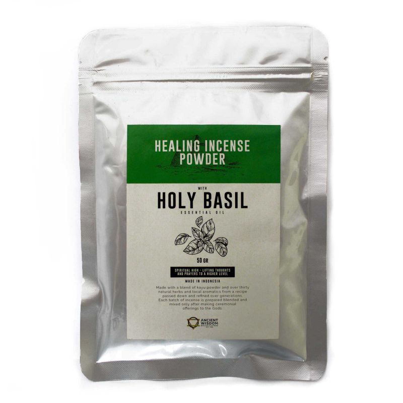 Heilendes Weihrauchpulver – Heiliges Basilikum, 50 g