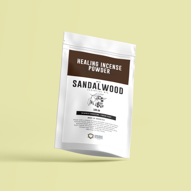 Heilendes Weihrauchpulver – Sandelholz, 100 g