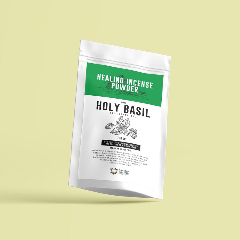 Heilendes Weihrauchpulver – Heiliges Basilikum, 100 g
