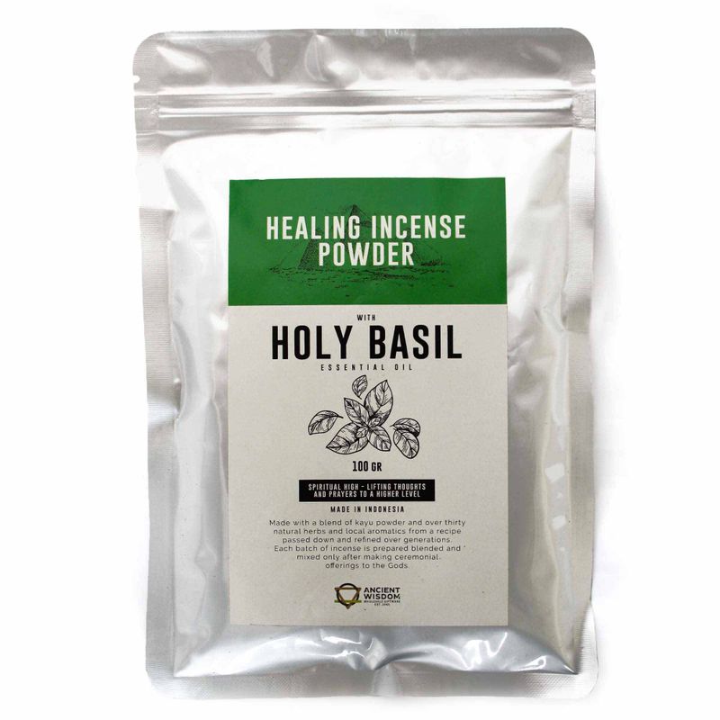 Heilendes Weihrauchpulver – Heiliges Basilikum, 100 g