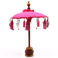 Bali Home Decor Sonnenschirm – Baumwolle – Rosa – 40 cm