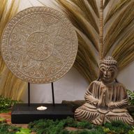 Buddha Feng Shui Set - Klassisches Mandala - Natur
