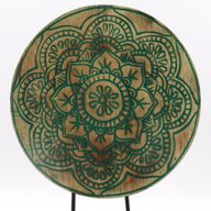 Buddha Feng Shui Set - Mandala - Grün