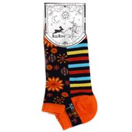 S/M Hop Hare Bambussocken niedrig (36–40) – Mandala-Blumen