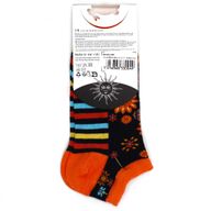 S/M Hop Hare Bambussocken niedrig (36–40) – Mandala-Blumen