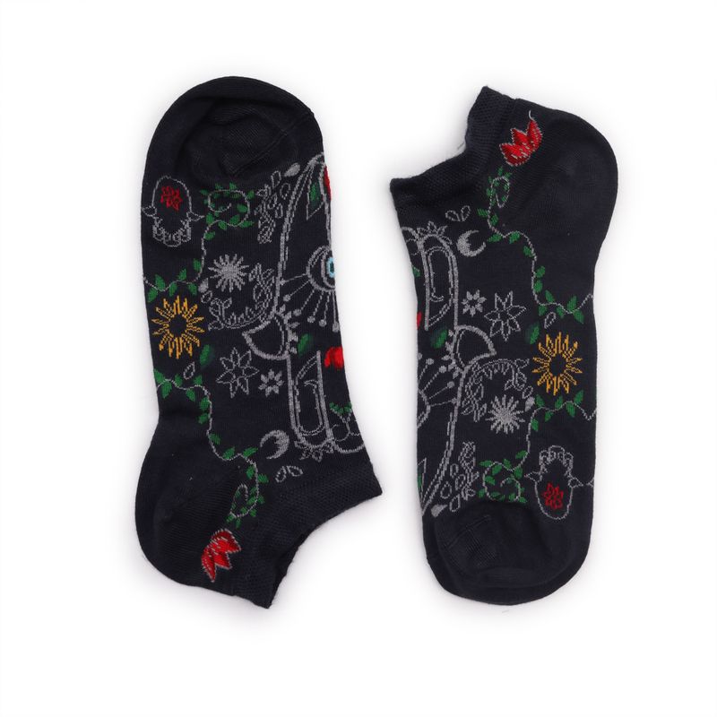 S/M Hop Hare Bambussocken niedrig (36–40) – Hamsa
