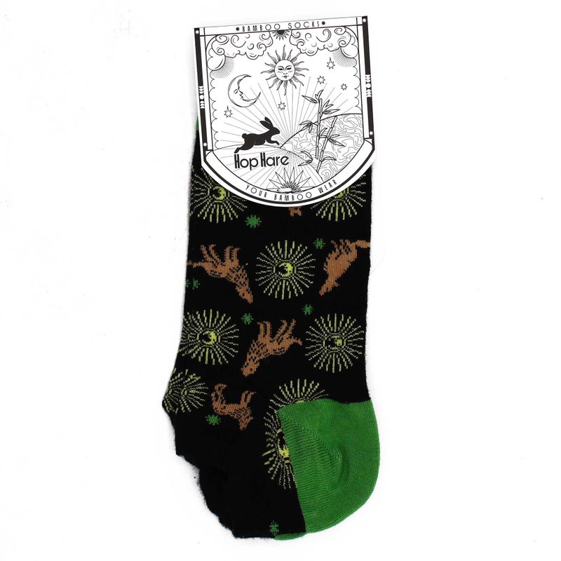 S/M Hop Hare Bambussocken niedrig (36–40) – Moonlight Wolfs