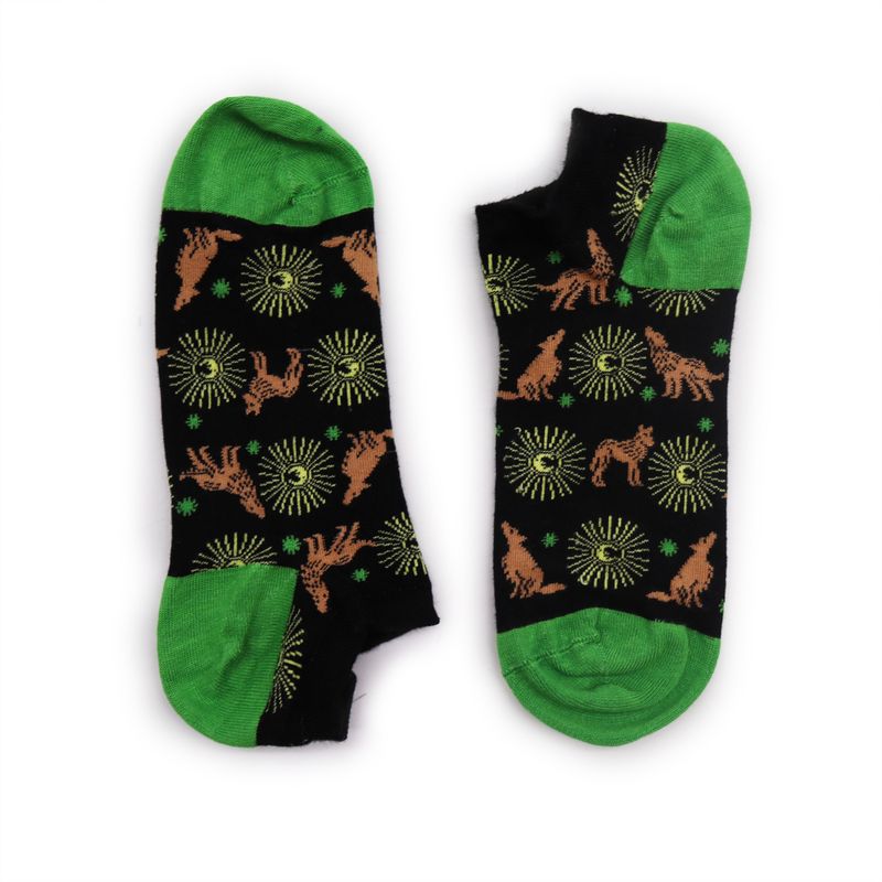 S/M Hop Hare Bambussocken niedrig (36–40) – Moonlight Wolfs