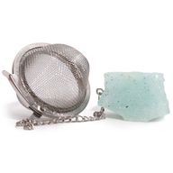 Teesieb aus rohem Kristall-Edelstein – Aquamarin
