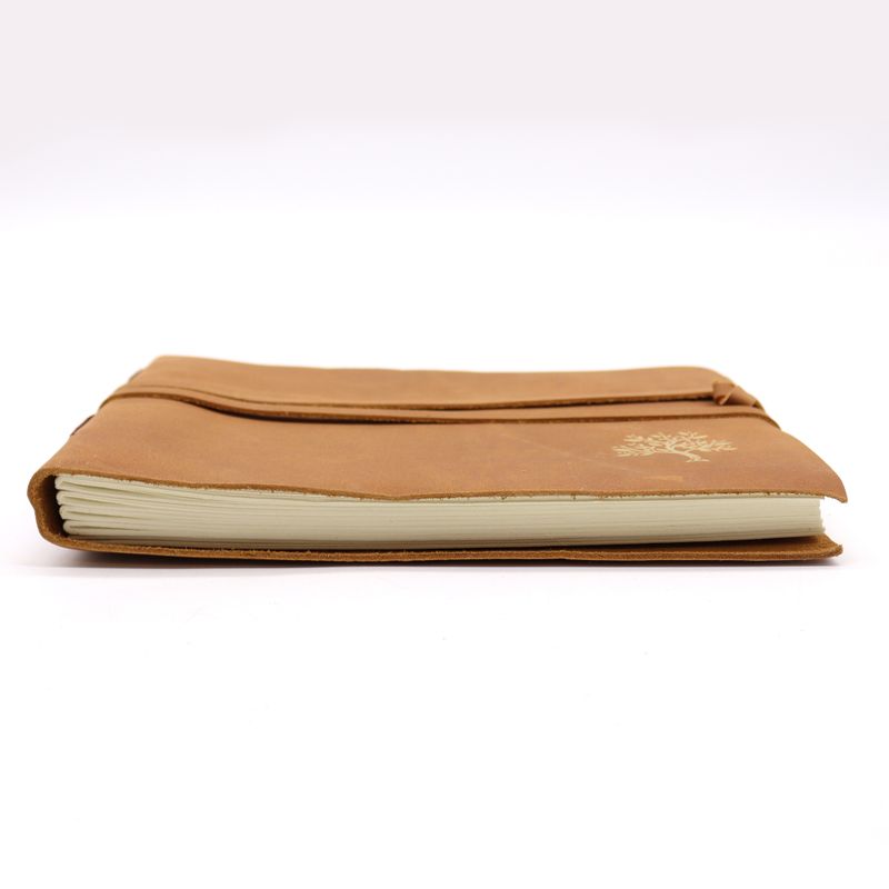 Leder-Skizzenbuch Golden Tree – 144 Seiten – 18 x 23 cm