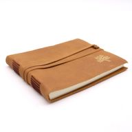 Leder-Skizzenbuch Golden Tree – 144 Seiten – 18 x 23 cm
