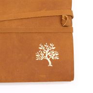 Leder-Skizzenbuch Golden Tree – 144 Seiten – 18 x 23 cm