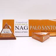 42 g Jumbo Golden Nag – Palo Santo Back Flow Räucherkegel