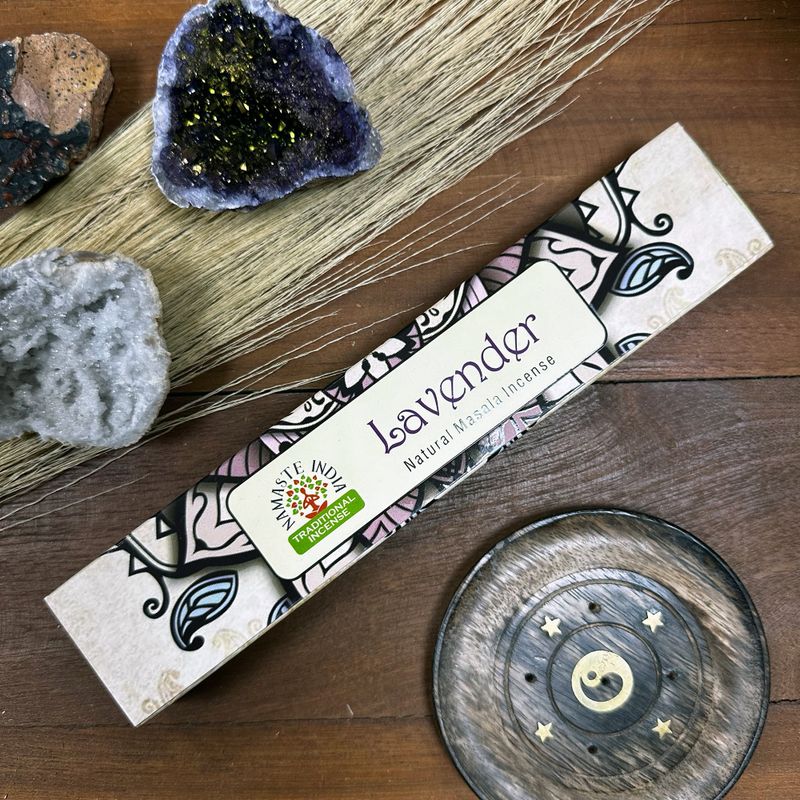 Namaste Mandala Masala Räucherstäbchen – Lavendel