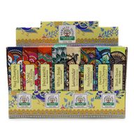 Namaste Mandala Masala Räucherstäbchen-Display-Packung (6 x 8 Düfte)