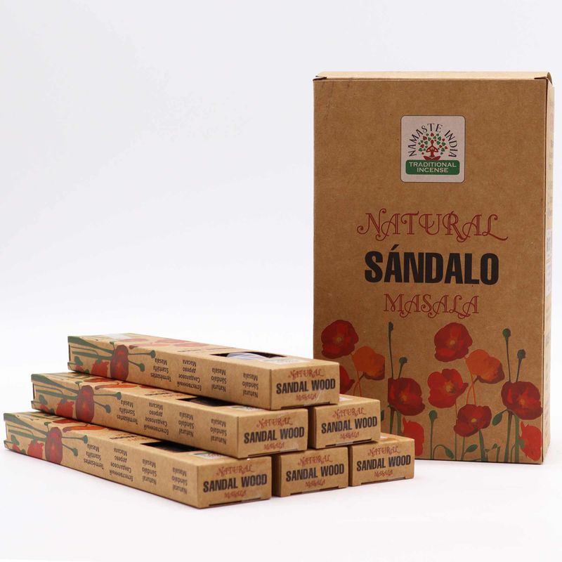 Natürlicher botanischer Masala-Räucherstäbchen – Sandelholz
