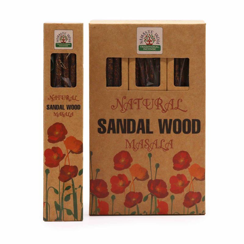 Natürlicher botanischer Masala-Räucherstäbchen – Sandelholz
