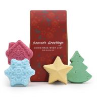 Weihnachtswunschliste Weihnachts-Badebomben-Geschenkpaket