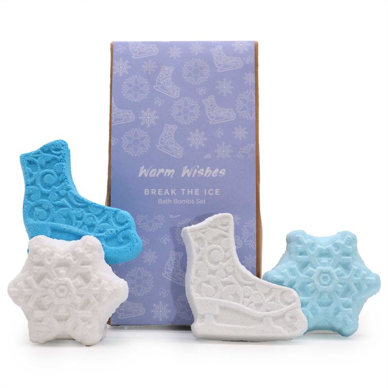 Break the Ice Weihnachts-Badebomben-Geschenkpaket