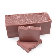 Geschnittener Seifenlaib (13 Stück) – Himbeere und Vanille