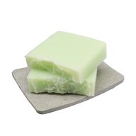Grüner Tee und Olivenseife