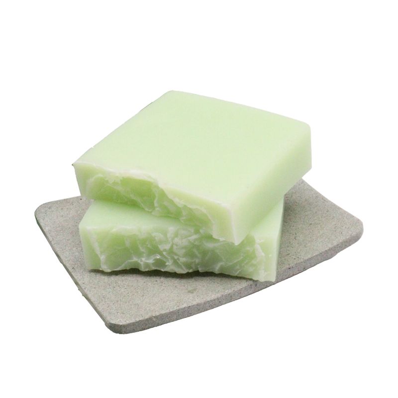 Grüner Tee und Olivenseife