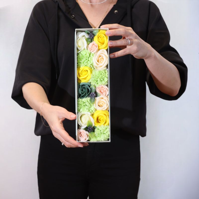 Lange Box – Frühlingsfeiern – Gelb und Grün